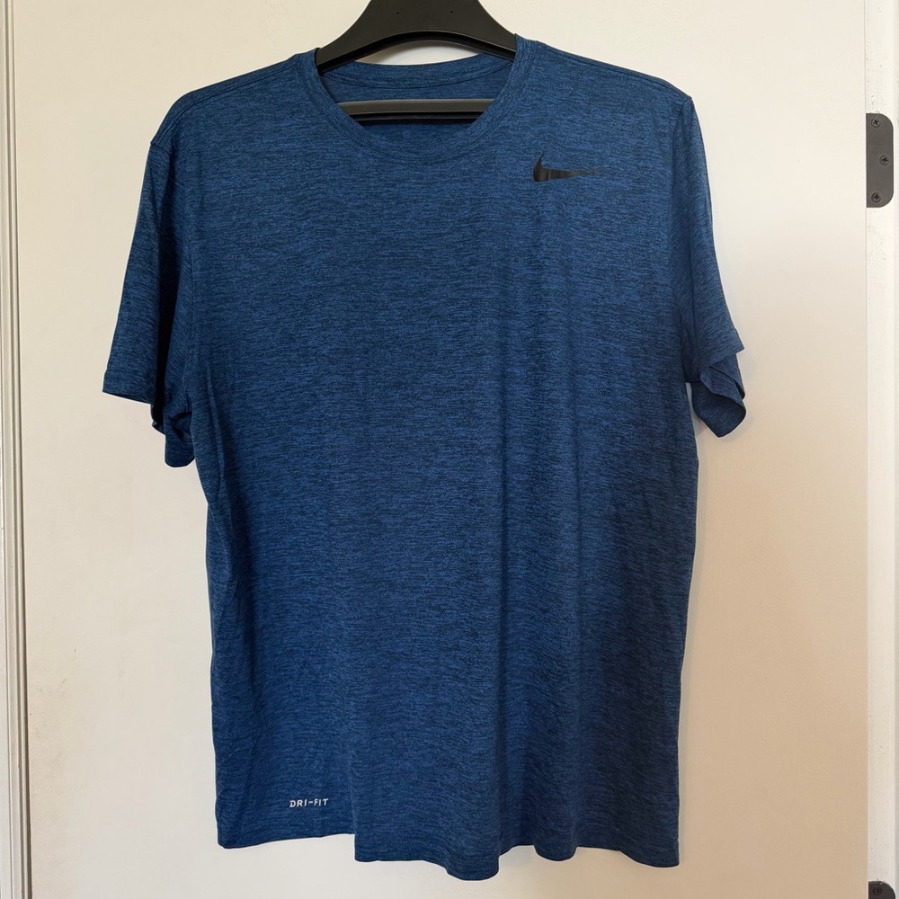 Nike Men's XL Blue Dri-FIT Short Sleeve Tee